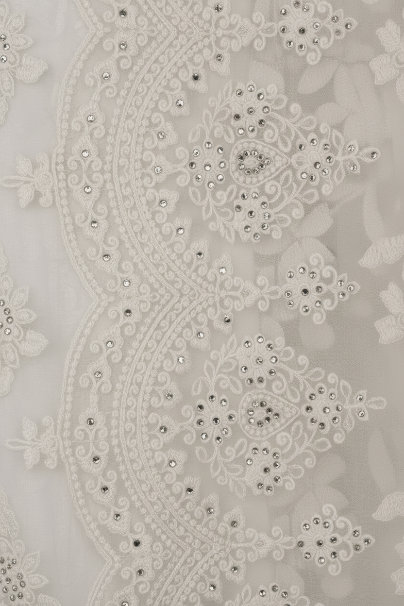 White Background Fabric