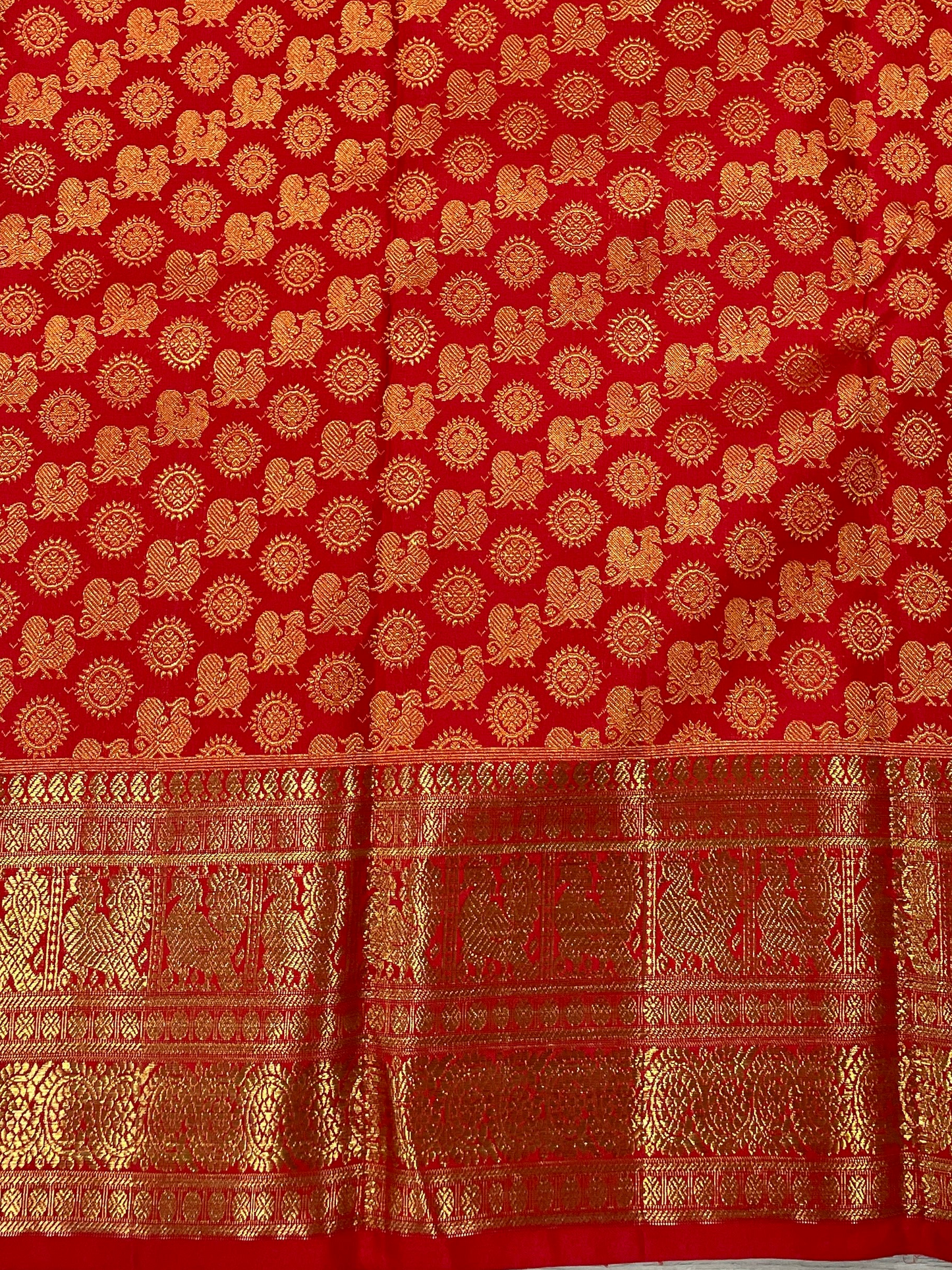 Red Pure Kanjeevaram Silk Saree