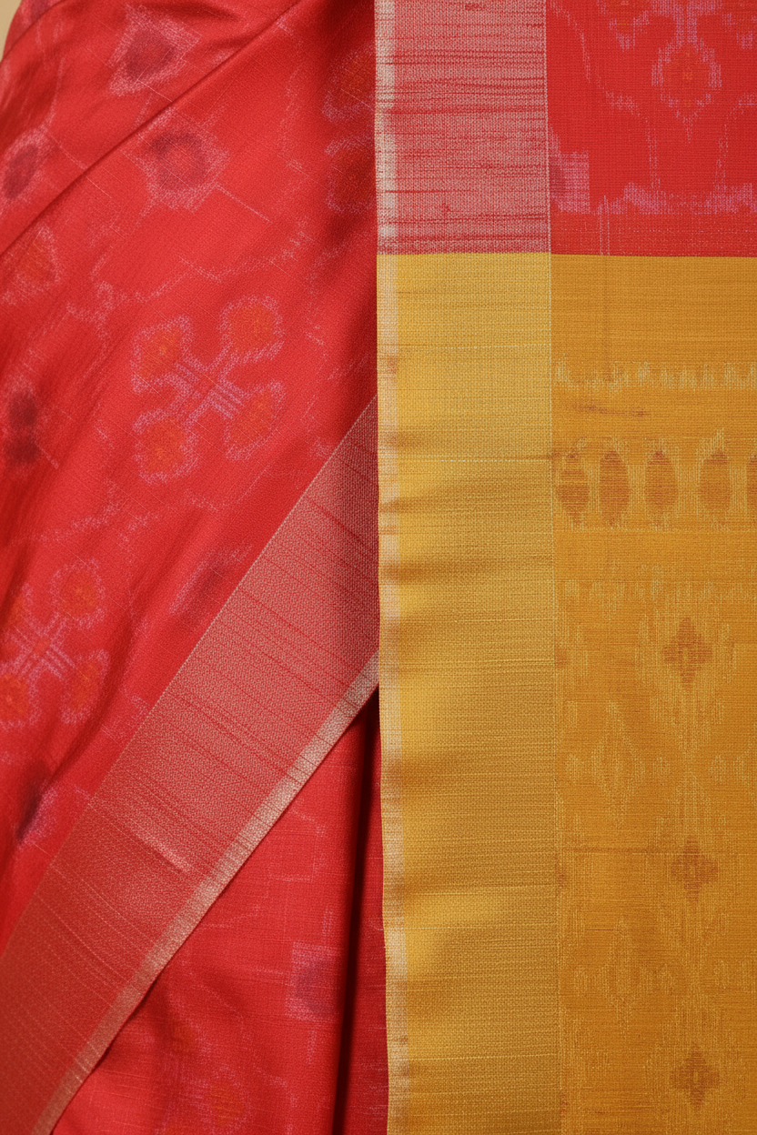 Red to Mustard Transition Detail