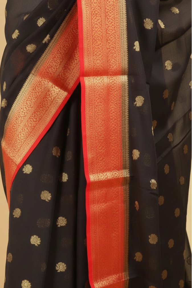 Saree Border Mid-Section Detail