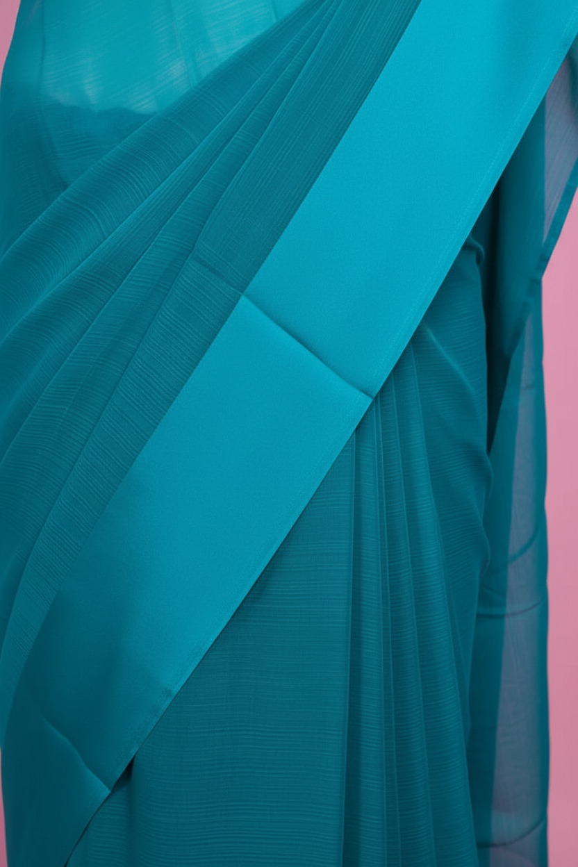 Teal Blue - Fabric Close-up